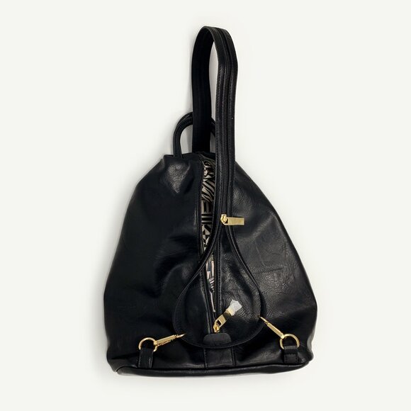 Le Miel | Faux Leather Convertible Backpack + Wallet | NWT main image 8